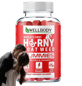 Gomitas de Hierba de Cabra en Celo WELLBODY OEM/ODM, Marca Privada, 60 Gomitas, Certificadas, 2 Años de Vida Útil, Aumentan Naturalmente la Resistencia y la Salud - Product Image 1