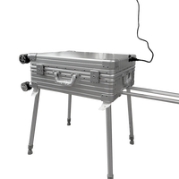 Usine Designer Maquillage Boîte Maquillage Trolley Cas Cosmétique En Aluminium Personnalisé Imprimé OEM En Alliage D'aluminium Protection Eva Mousse CN;ZHE
