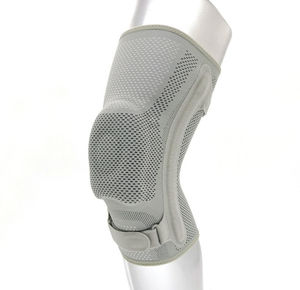 Genouillère en silicone réglable à rotule ouverte, support de compression pour le sport, la course et le basketball - Product Image 1