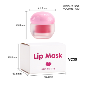 สครับขัดริมฝีปากบำรุงความชุ่มชื้น กลิ่นสตรอว์เบอร์รี สีชมพู สำหรับแบรนด์ส่วนตัว รับผลิตจำนวนน้อย (MOQ ต่ำ) ขายส่ง - Product Image 2