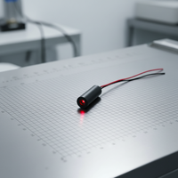 Module laser rouge à faible puissance de haute qualité, compact, mini, 9 mm, 650 nm, 10 mW, pour le tir à longue distance, module diode laser