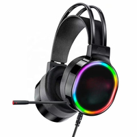 Casque et écouteurs de jeu Esports à réduction de bruit 7.1 stéréo 3,5 mm avec câble de 1200 30 mm certifié CE/FCC en matériau ABS PP