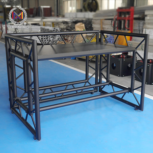 Soporte de Altavoz Plegable de Aleación de Aluminio de Doble Capa con Barra Superior para Cabina de <span class=keywords><strong>DJ</strong></span>, Tipo Truss Cuadrado Portátil, para Eventos, Carga de 500 kg, Gran Venta - Product Image 3