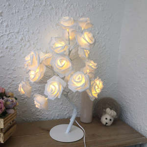 Rose Fleur Arbre LED Lampe - Product Image 4