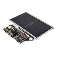 Panel LCD TFT IPS 10,1 Inci 1024*600 LVDS Kabel DuPont 40-Pin Mendukung Antarmuka Manusia-Mesin Android X86 Output 500cd/m