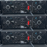 Amplificateur de puissance de classe H OEM/ODM d'usine, 2 canaux, 1800W, transformateur toroïdal, sortie stable pour système audio de scène et de tournée
