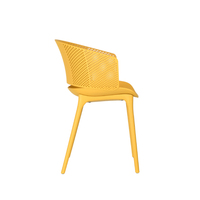Chaises de salle à manger en maille détachables tout en plastique de style nordique Offre Spéciale en gros pour restaurant ou pour usage domestique