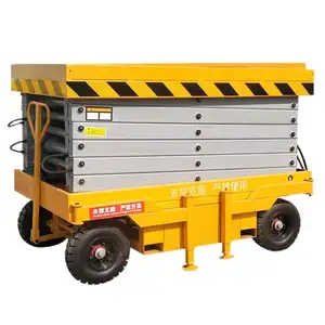 Stock Available 12m Movable Hydraulic Electric Scissor Lift