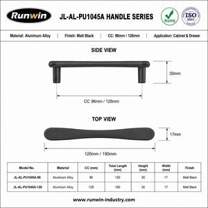 Tirador Moderno Delgado y Plano de Aleación de Aluminio Negro Mate de 96/128mm para Muebles de Cocina, Cajones, Cómodas, Dormitorios y Baños - Directo de Fábrica OEM - Product Image 5