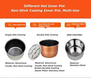 Cuisinière électrique multifonctionnelle à pression instantanée de <span class=keywords><strong>6</strong></span> <span class=keywords><strong>litres</strong></span> pour la cuisine à domicile - Product Image 5