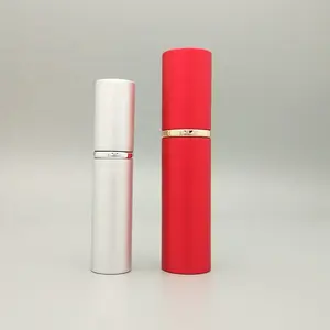Yiwu spray colorido, fabricante de 1-8 cores impressão spray tamanho de bolso perfume vazio recarga de alumínio atomiser