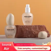 Flacon pulvérisateur carré en verre épais de 30 ml avec pompe, revêtement UV, gravure à l'acide, diffuseur de roseaux, emballage personnalisé, usage cosmétique