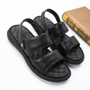 Sandalias 2 en 1 de Cuero Genuino para Hombre, Verano 2026, Ligeras, Suaves, Cosidas a Mano, Calzado Casual para Hombre, Venta al Por Mayor - Product Image 1