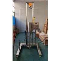Mélangeur Homogénéisateur Manuel pour la Production de Savon, Détergent, Shampoing, Cosmétiques, Produits Chimiques, Alimentaire – Acier Inoxydable SS316/304, Capacité 200L/H