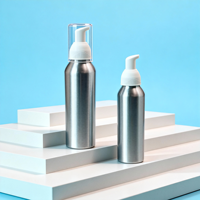 Bouteille de bière en aluminium à marque privée avec fermeture métallique, finition argentée, or rose mat, impression personnalisée pour la vente au détail