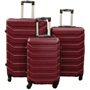 Ensemble de 3 valises légères en fibre ABS de 20, 24 et 28 pouces, avec <span class=keywords><strong>4</strong></span> <span class=keywords><strong>roues</strong></span>, bagage <span class=keywords><strong>cabine</strong></span>, vente en gros, direct usine - Product Image 4