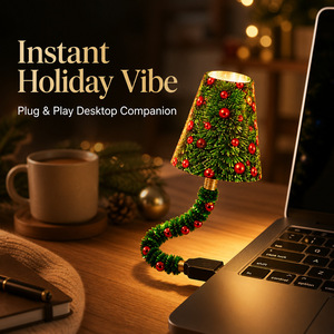 Proyector USB Creativo con Forma de Árbol de Navidad, Lámpara de Proyección Navideña para Decoración de Interiores del Hogar, Regalo para Fiestas - Product Image 3