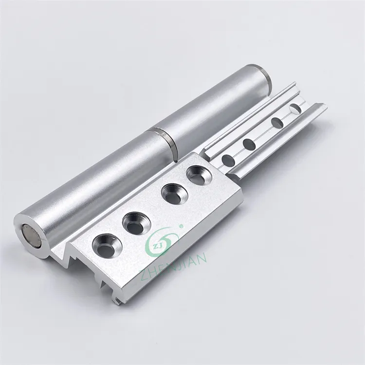 Zhejian-bisagra de puerta de plata de alta calidad, Material de aleación de aluminio, mariposa, bisagras de rodillo, ventana