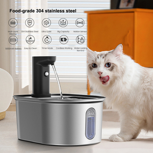 Wireless Eco-Friendly Charge Water Stainless Steel 3L Cordless Pet Water Motion Sensor Ultra Quiet Pump - Product Image 3