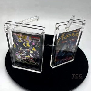 TCG Clear Acryl Card Pack étui avec couvercle magnétique Nouveau Design Display Pokémon TCG: Korean Expansion - Heat Wave Arena Card Pack - Product Image 4