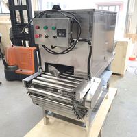 Équipement de pelage d'oignons en acier inoxydable commercial, éplucheur d'oignons électrique pour la transformation alimentaire