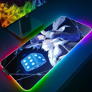 แผ่นรองเมาส์ RGB สำหรับเล่นเกม Dywan แผ่นรองคีย์บอร์ดเกมเมอร์ LED ส่องสว่างน่ารัก แผ่นรองโต๊ะ <span class=keywords><strong>Genshin</strong></span> <span class=keywords><strong>Impact</strong></span> <span class=keywords><strong>Yelan</strong></span> พรมปูโต๊ะ แผ่นรองเมาส์สำหรับคอมพิวเตอร์ - Product Image 3