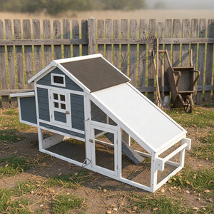 Poulailler en bois en gros, abri économique extérieur pour poules pondeuses, <span class=keywords><strong>cage</strong></span> respirante pour animaux avec nichoir - WoodVille - Product Image 2