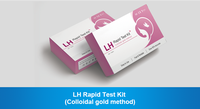 Kit de test d'ovulation urinaire LH bandelette sans marquage CE à usage domestique