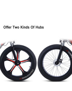 Vélo Électrique Fat Bike 250W 26*4.0 avec Fourche à Suspension en Acier et Freins à Disque 36V, Pédalage Ordinaire, Idéal Sports d'<span class=keywords><strong>Hiver</strong></span> et Neige - Grande Vente - Product Image 4