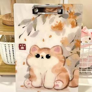 Custom Logo <b>Art</b> Sticky Notes Multi-color File Board Personolised Acrylic Clipboards Notebook With Stainless Steel Clip - Product Image 5