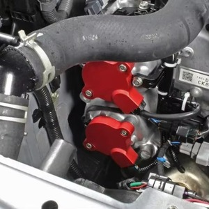 ฝาครอบวาล์วโซลินอยด์ Auso-Racing สีแดง อลูมิเนียมอัลลอย 4 ชิ้น สำหรับ Subaru Brz Toyota 86 Gr86 Fr-S - Product Image 3