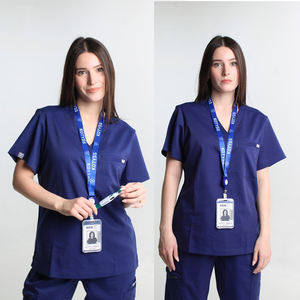 Vente en gros d'uniformes de gommage pour infirmières à col en V uniformes d'hôpitaux ensembles de gommages médicaux ensemble d'uniformes d'allaitement unisexe - Product Image 6