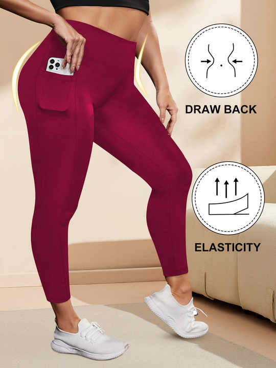 TEMU Women Workout Gym Sport Yoga Tight Leggings XL-5XL Butt Lift High ...