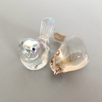 Honneur de cristal fait à la main en verre cristal oiseau Figurine pour la décoration intérieure Figurines à collectionner cadeau pour l'anniversaire de la saint-valentin