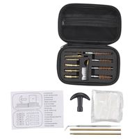 Accesorio de mantenimiento compacto con cremallera, cabezales de cepillo multitipo + piezas adaptadoras completas para viajes y uso casual al aire libre.