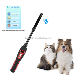 Waterproof IP67 ABS 134.2khz BT FDX-AFDX-BHDX EM4102 RFID Pet Dog Microchip Handheld Stick <strong>Reader</strong> Wand Scanner ALR250 128x64 - Product Image 1