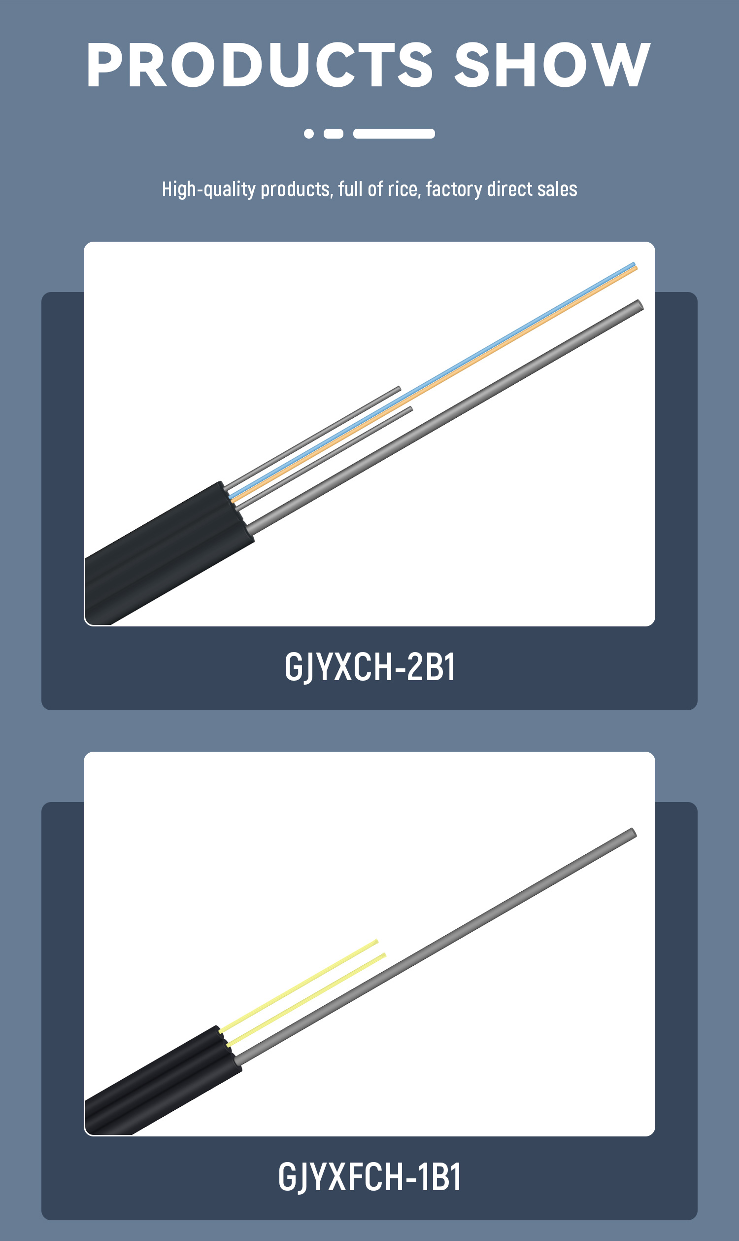 2/4/6/8/12 Cores Indoor FTTH Fiber Optic Cable For Horizontal And Vertical Cabling