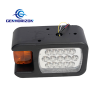 Genhorizon 4130000543 Conjunto de Faros Delanteros 4130000542 M10 Soporte de Tres Puntos Izquierdo y Derecho para Piezas de Cargadora de Ruedas Serie 50