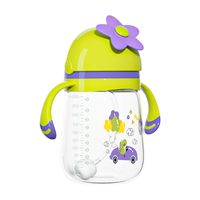 Bouteille pour bébé en plastique PP pour enfants - Utilisation en camping Sans BPA Conception thermique anti-fuite
