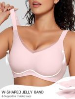 Soutien-gorge Jelly Grande Taille pour Femme, Sans Armature, Respirant, Correcteur de Posture, Soutien Anti-Affaissement