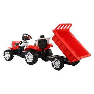 Trattore Elettrico per Bambini <span class=keywords><strong>con</strong></span> Benna, Auto Giocattolo Cavalcabile per Bambini dai 2 agli 8 Anni, Auto Elettrica a Quattro Ruote Ricaricabile - Product Image 1