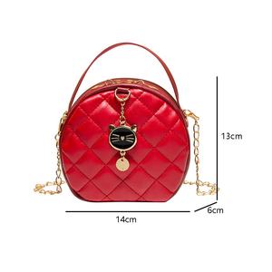 スタイリッシュなダイヤモンドチェック柄PUクロスボディバッグ多機能携帯電話交換収納スリングビジネスまたはレジャー用 - Product Image 2