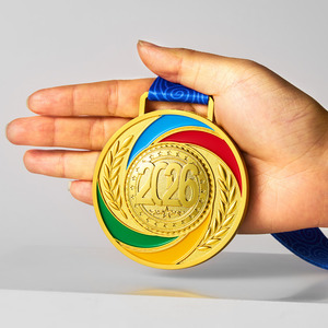 Medallas Deportivas Personalizadas de Aleación de Zinc, Medallas de Maratón, Medallas Creativas Chapadas en Oro para Jardín de Niños, Regalo Duradero - Product Image 4