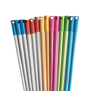 Palo de escoba con mango de madera recubierto de PVC, máquina de fabricación de escobas para palo de hierba, venta al por mayor - Product Image 1