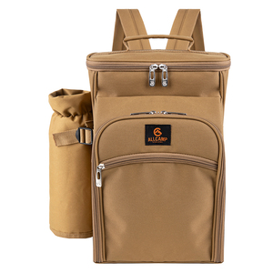 <strong>2</strong> Person Set Pack Large Capacity Wine Picnic Backpack Picnic Cooler Bag Trade with Rug - Product Image 2