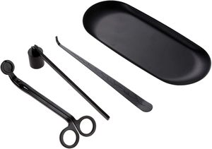 Wholesale Industrial Grade Stainless Steel <b>Candle</b> Accessories Multi-color <b>Wick</b> Trimmer Snuffer Scissors Set with Customized Logo - Product Image 2