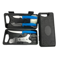 Couteau de chasse 6 pièces couteau de chasse en acier inoxydable outil extérieur