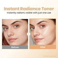 Tonique à l'acide hyaluronique organique pour la peau anti-âge éclaircissant les pores minimisant le pH équilibrant l'humidité profonde Toner organique pour le visage