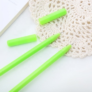 Penne Gel Nere da 0,5 mm per Scuola, <span class=keywords><strong>Cartoleria</strong></span> per Bambini, Design Kawaii a Forma di Avocado Verde - Product Image 3