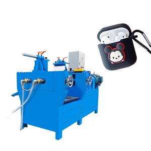 bibo Automatic 9 Inch <b>Rubber</b> Refining Machine Silicone Milling Machine for Solid Original Silicone <b>Material</b> Color Mix - Product Image 2